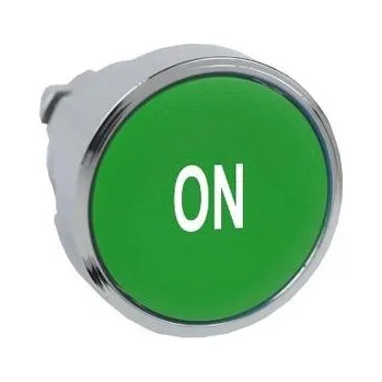 Stykač Schneider Electric ZB4BA341 Ovládací hlavice stiskací se symbolem, lícující - zelená