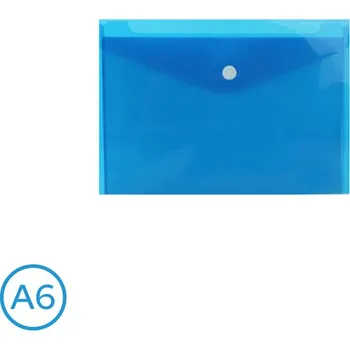 Obálka Obal spisový s klopou a drukem A6 modrý