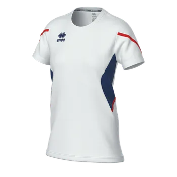 ERREA´ ERREA dámské dresové triko CORRINE BARVA: bílá - tmavě modrá - červená, Velikost: L