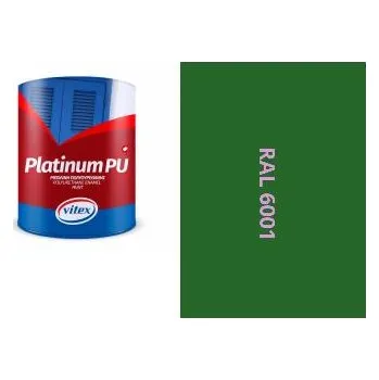 barva a nátěr na dřevo Vitex Platinum - Barva Na Dřevo A Kov Saténová Ral 6001 Smaragdově Zelená 0,75L