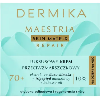 Pleťový krém Dermika Maestria luxusní pleťový krém proti vráskám 70+ na den a noc, 50 ml
