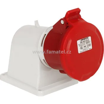 Elektrická zásuvka Famatel 23353 Zásuvka vestavná IP44/400V/32A/5P 6h, úhel 90° - SpeedPRO