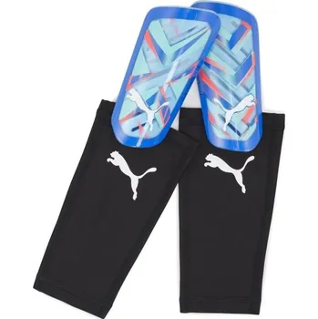 Fotbalový chránič Fotbalové chrániče Puma ULTRA FLEX SLEEVE L Modrá, Mix, Bílá
