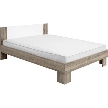 Postel Dřevěná postel Martina 200x180 Bílá