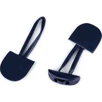 Knoflík Designové zapínání s knoflíkem 2 páry - 8 modrá hydro