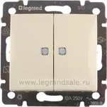 Legrand 774328 VALENA béžová sériový spínač č.5 podsvětlený
