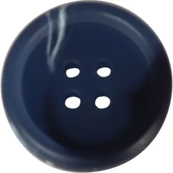 Knoflík Knoflík pánský modrý 6387/32/1 - Modrá, 20mm
