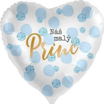 Party dekorace Balónek fóliový Srdce Náš malý Princ 43cm