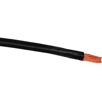 elektrický kabel Kabel silikonový - metráž Cu licna / lanko 2.5mm², silikonová izolace, černý