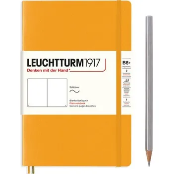 Sešit Leuchtturm1917 Zápisník Rising Sun Softcover B6+ čistý