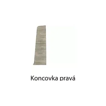 Podlahová lišta Ukončení pravé SLK 60 Q Döllken, 3631