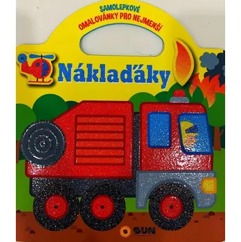 omalovánky Náklaďáky - Samolepkové omalovánky