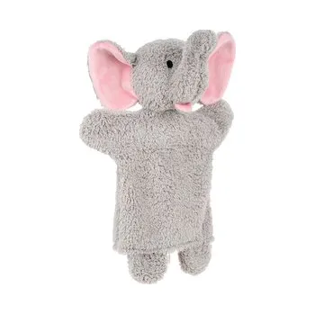 plyšák Slon 28 cm šedý, maňásek