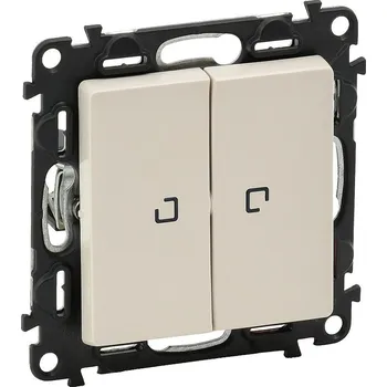 vypínač Legrand 752228 VALENA LIFE béžová sériový spínač č.5 podsvícený