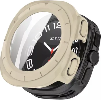 Příslušenství k chytrým hodinkám Ochranný kryt pro Samsung Galaxy Watch Ultra 47mm - Matný béžový