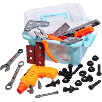 Dětská dílna Dětský dílenský kufřík s nářadím KX4952 48 ks