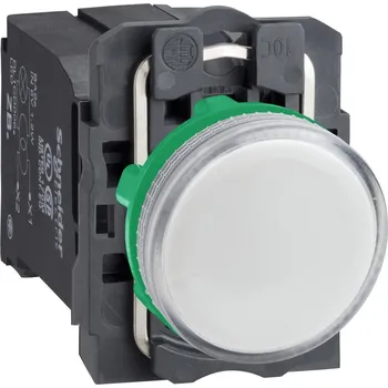 vypínač Schneider Electric XB5AV41 Signálka se žárovkou BA 9s, 230.....240V, bílá