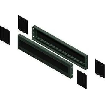 vypínač a zásuvka Schneider Electric NSYSPB6100 2 boční panely soklu s kartáčem 600x100