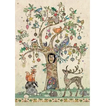 Přání DC025 BUG ART - vánoční