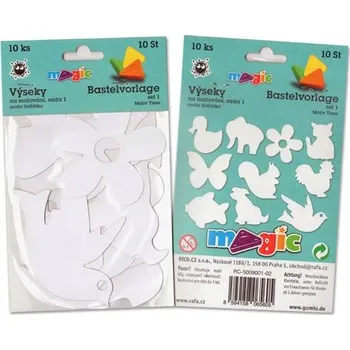 MAGIC papírové výseky na malování ZVÍŘÁTKA