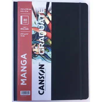 Umělecký papír Graduate Book Manga skicák 21,6x27,9cm 80l S 200g