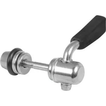 Sedlovka rychloupínák podsedlový CHROM 6/50mm Fe stříbrný - Stříbrná, M8/50mm