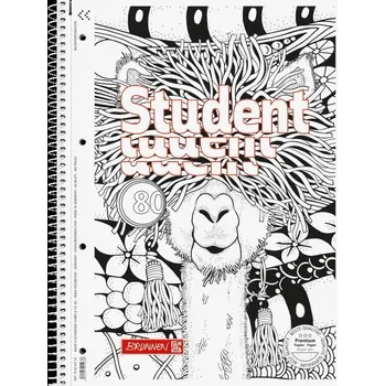 Blok Brunnen Studentský linkovaný blok A4 - lama