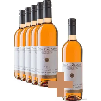 Víno Rulandské modré rosé 5+1 2021 jakostní víno 0,75 l (1424)