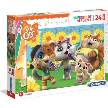 Puzzle CLEMENTONI 24 DÍLKŮ MAXI 44 DÍLKŮ KOČKY (PUZZLE)