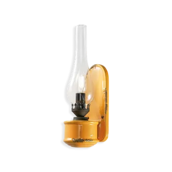 Nástěnné svítidlo Ferroluce Nástěnné retro svítidlo VINTAGE, v. 33 cm, 1xE14 Barva: Žlutá