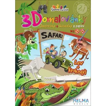 omalovánky 3D omalovánky Safari