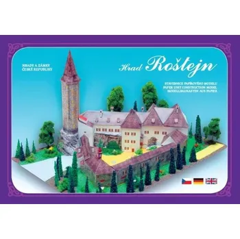 omalovánky Hrad Roštejn - Stavebnice papírového modelu