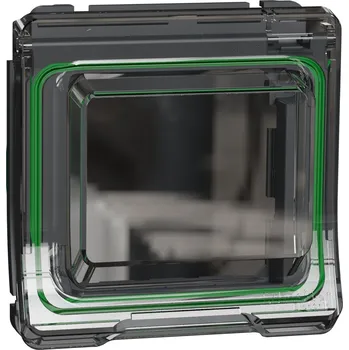 vypínač a zásuvka Schneider Electric MUR35106 Mureva Styl - Krytá krabice s víčkem pro přístroje Stará Unica, IP55, Antracit