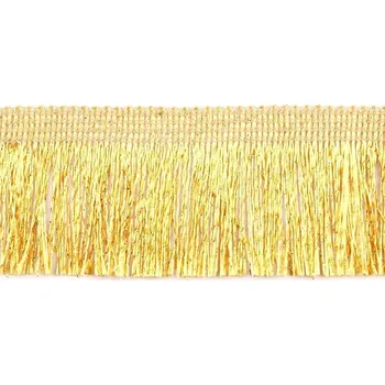 Leonské třásně šíře 40 mm METRÁŽ - 1 zlatá sv.