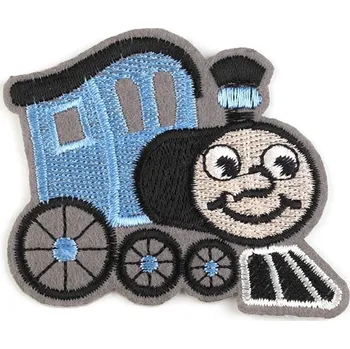 Galanterie Nažehlovačka lokomotiva - 2 modrá světlá