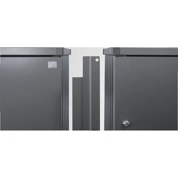 Zahradní úložný box Spojka pro 2 boxy Biohort Alex Barva: Tmavě šedá metalíza 54067