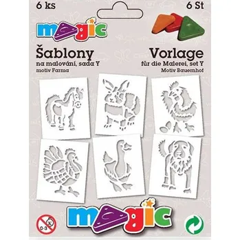 MAGIC papírové šablony na malování FARMA