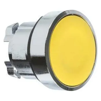 Stykač Schneider Electric ZB4BA5 Ovládací hlavice stiskací, lícující - žlutá