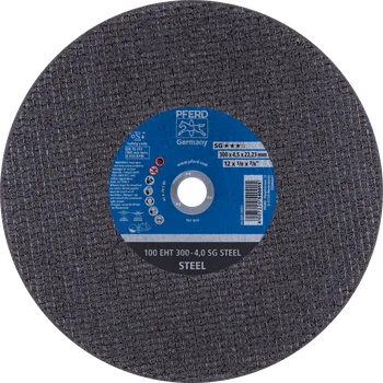 Řezný kotouč Pferd 61329122 | Řezný kotouč 300 x 4,0 x 22,23 mm, SG STEEL 100 m/s