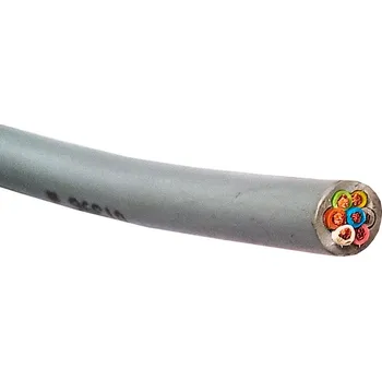elektrický kabel Kabel kulatý vícežilový, šedý, HELUKABEL 18100, LIYCY 7 x 0.75mm2, Cu, nestíněný