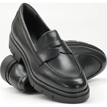 Dámské mokasíny Dámské mokasíny Tamaris 1-24323-43 003 black leather Velikost: 37