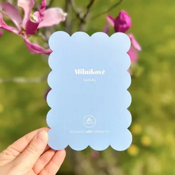 Be Nice EKO Milníkové kartičky - modré