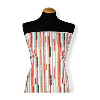 Metráž - Šatovka Pes ORANŽOVOHNĚDÁ TE32786017 - Vzorovaná, 150 cm