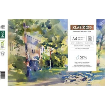 Grafický blok Klasik 230 g/m2, A4