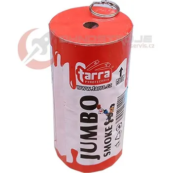 Zábavní pyrotechnika Dýmovnice Jumbo Červená