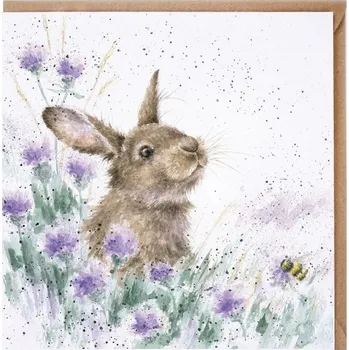 Přání 15 x 15 cm "The Meadow" Wrendale Designs - louka