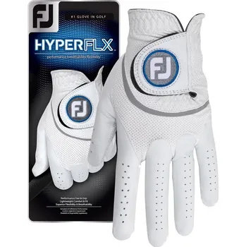 Golfové rukavice FOOTJOY HyperFlx pánská rukavice bílá na levou ruku Velikost rukavic: M