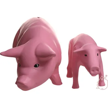 Pokladnička Prasátka pokladničky sada růžová