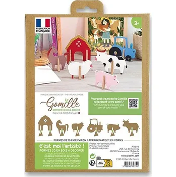 Výtvarná sada Kreativní dřevěná sada Gomille Farma