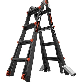 Žebřík Little Giant - Velocity víceúčelový kloubový žebřík výška - štafle/ výsuvný: 396.701/767 cm, model: 26